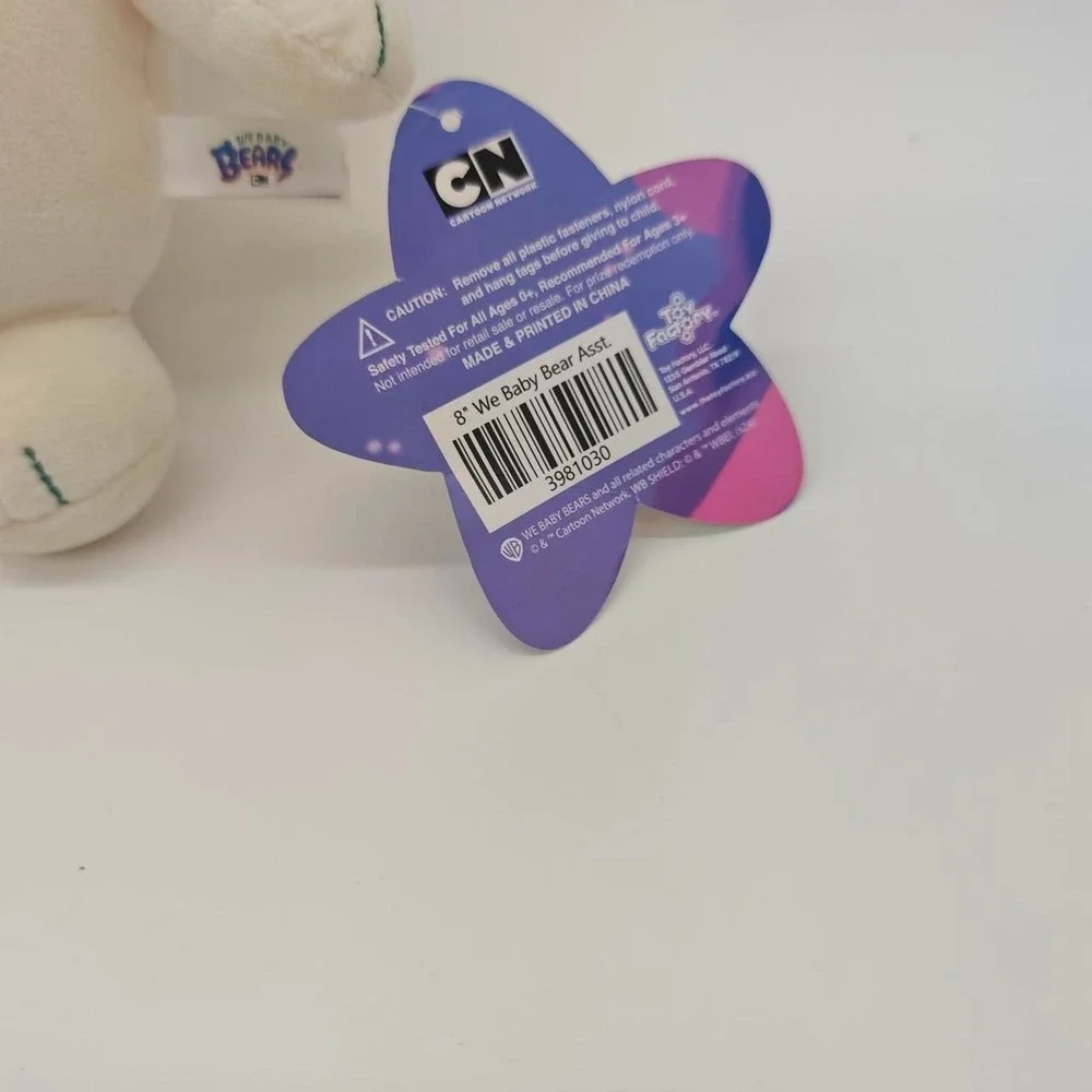 Cartoon Network We Baby Bears Ice Bear 8 Inch Plush Toy Factory 3981030 NWT